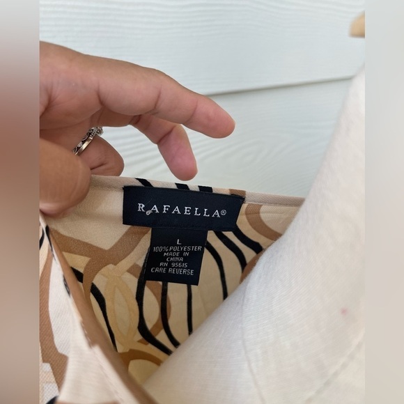 Rafaella abstract print Sleeveless blouse - Picture 5 of 5